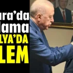 Ankara’da kutlama Antalya’da eylem
