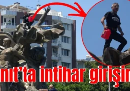 Antalya Atatürk Anıtı’nda intihar girişimi