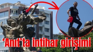 Antalya Atatürk Anıtı’nda intihar girişimi