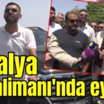 Antalya Havalimanı'nda eylem