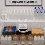 Antalya Konyaaltı'nda 170 litre etil alkol yakalandı