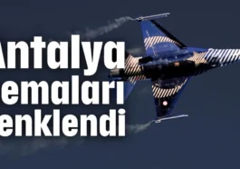 Antalya semaları renklendi