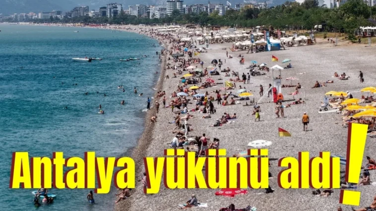 Antalya yükünü aldı!
