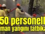 Antalya'da 250 personelle orman yangını tatbikatı