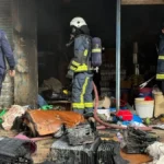 Antalya'da depoda yangın