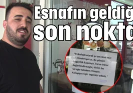 Antalya’da esnafın geldiği son nokta!