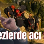 Antalya'da falezlerde acı son