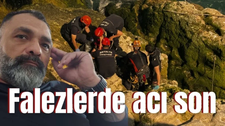 Antalya'da falezlerde acı son
