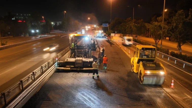 Antalya'da İller Bankası asfaltlandı