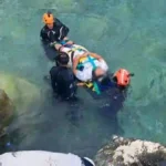 Antalya’da kayalıklardan kurtarma operasyonu