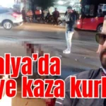 Antalya’da kurye kaza kurbanı