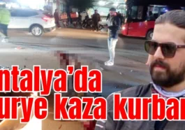 Antalya’da kurye kaza kurbanı