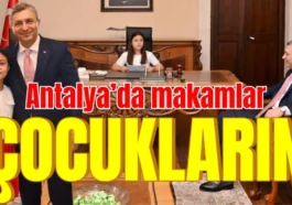 Antalya’da makamlar çocukların