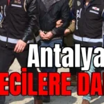 Antalya’da tefecilere darbe
