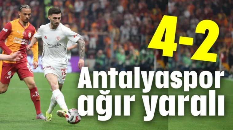 Antalyaspor ağır yaralı 4-2