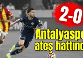 Antalyaspor ateş hattında 2-0