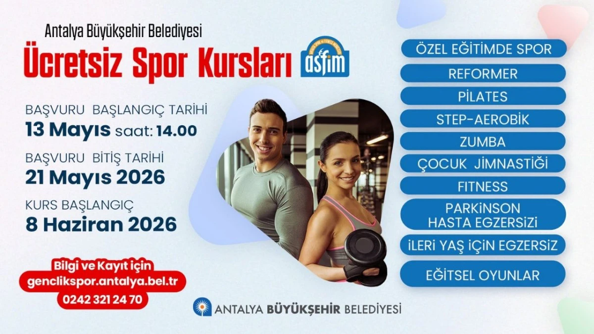 ASFİM’de yaz sezonu kayıtları başladı