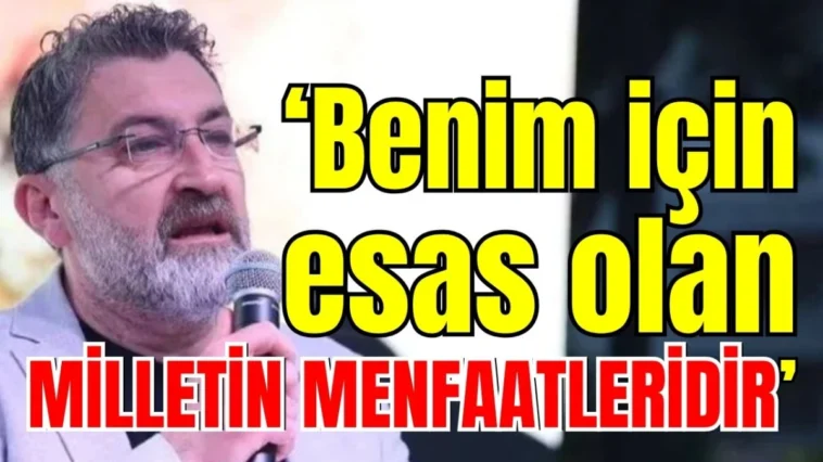 Başkan Kadir Kumbul: Benim için esas olan milletin menfaatleridir