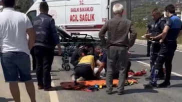 Bisiklet sürücüsü, kazada hayatını kaybetti