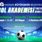 Büyükşehir Futbol Akademisi kayıtları başlıyor