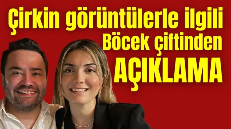 Çirkin görüntülerle ilgili Böcek çiftinden açıklama