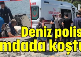 Deniz polisi imdada koştu