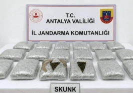 Döşemealtı'nda araçta yapılan aramada 30 kilogram uyuşturucu