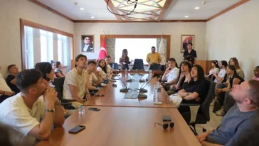 Erasmus öğrencileri Kemer Belediyesi’nde