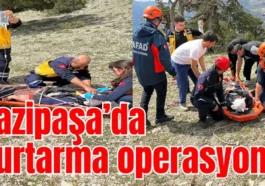 Gazipaşa’da kurtarma operasyonu