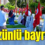 Hüzünlü bayram