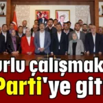Huzurlu çalışmak için AK Parti'ye gitmiş