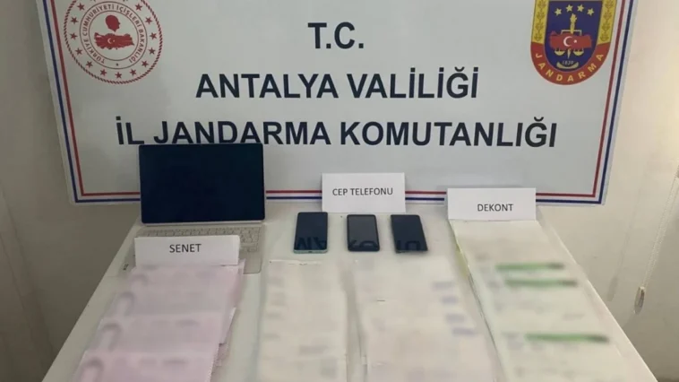 Kaş’ta tefecilik operasyonu