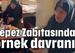 Kepez Zabıtasından örnek davranış