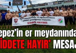 Kepez’in er meydanından 'şiddete hayır' mesajı
