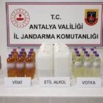 Konyaaltı'nda kaçak alkol operasyonu