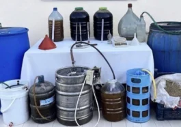 Kumluca'da 800 litre kaçak alkol ele geçirildi