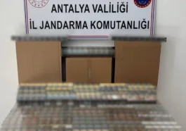 Manavgat’ta 1 milyonluk kaçak sigara operasyonu