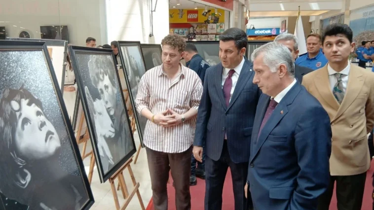 Manavgat'ta hükümlü ve tutuklulardan resim sergisi