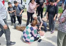 Manavgat'ta okul servisi görme engelli yayaya çarptı