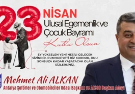 Mehmet Ali Alkan Antalya Şoförler ve Otomobilciler Odası Başkanı ve AESOB Başkan Adayı