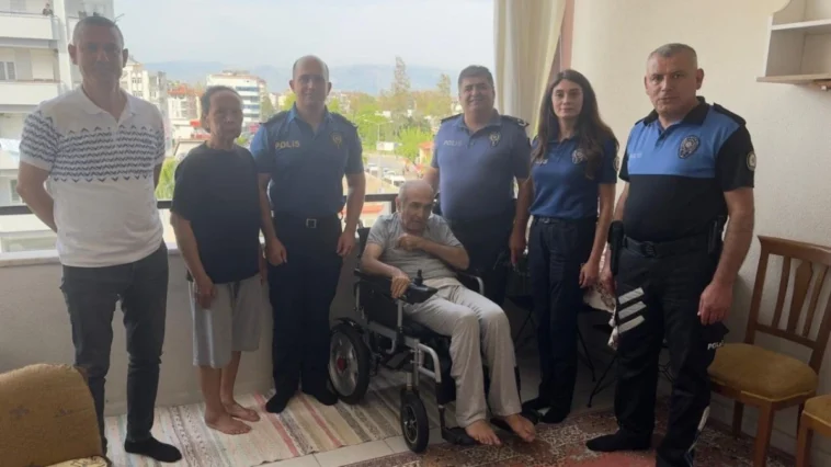 Meslektaşlarından emekli polise vefa