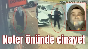 Noter önünde cinayet