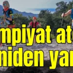 Olimpiyat ateşi yeniden yandı
