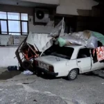 Otomobil depoya çarptı: 1 yaralı