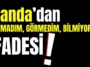 ‘Panda’dan duymadım, görmedim, bilmiyorum ifadesi!