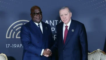Recep Tayyip Erdoğan, Félix Tshisekedi ile görüştü