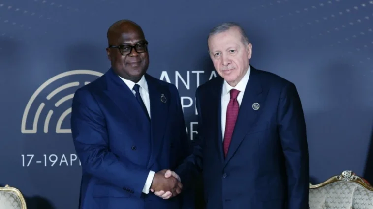 Recep Tayyip Erdoğan, Félix Tshisekedi ile görüştü