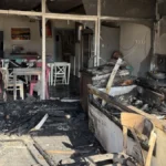 Serik’te balıkçı dükkanında yangın