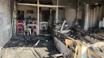 Serik’te balıkçı dükkanında yangın