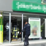Serik'te bankanın bilgisayarından çıkan duman korkuttu